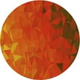thumbnail image 1 of Ahgly Company Indoor Square Patterned Orange Red Orange Area Rugs, 3' Square, 1 of 6