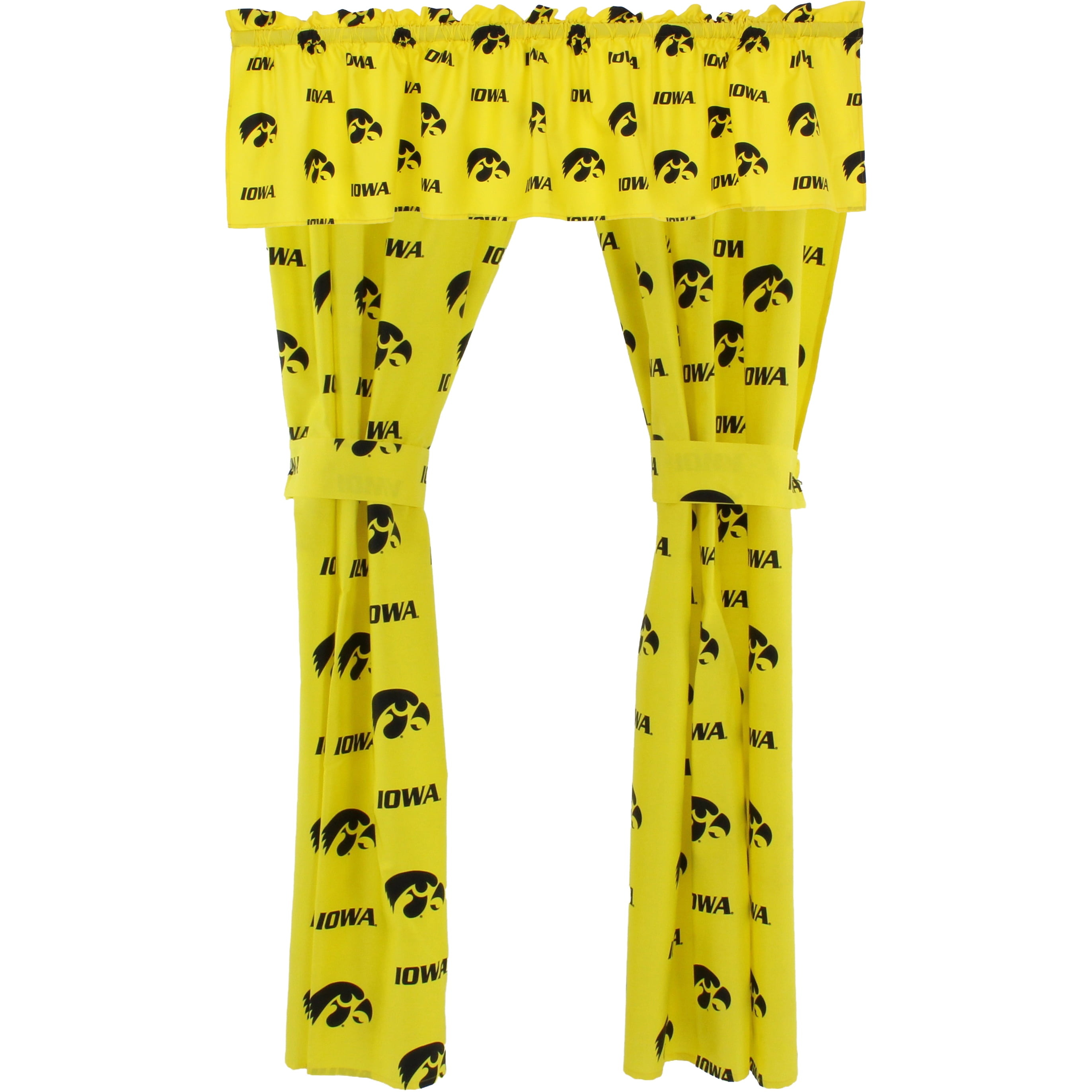 NCAA Iowa Hawkeyes Valance Collegiate Window Treatment