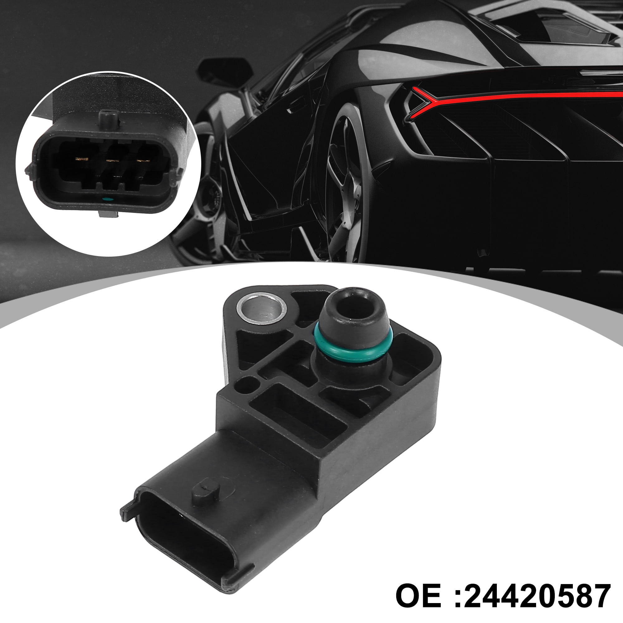 Capteur Pression Admission - Compatible 12681993 082800-0630 - Pièce De Rechange Auto - 13