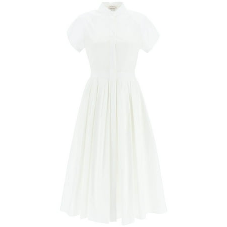 

Alexander Mcqueen Poplin Chemisier Dress