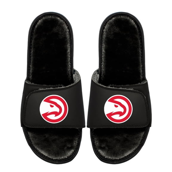 Youth ISlide  Atlanta Hawks Logo Fur Slide Sandals