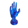 thumbnail image 5 of LHOO 3D Printed Robotic Hand Statue Game Controller Stand Support Holder for PS5s Xboxs Series Creative Joystick Rack Accessories Handle Bracket - Sliver, 5 of 8