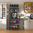 thumbnail image 3 of 3D Printer Stand, Heavy Duty 3D Printer Table Stand with Filament Storage Rack, T-Shaped Spools Holder Rack with Wheels,3D Printer Workbench for 3D Printing Studio, Home Office Workshop, 3 of 11