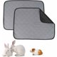 thumbnail image 1 of Alfombrillas para mascotas Accesorio para conejera 2 piezas 60X45cm （gris）, 1 of 5
