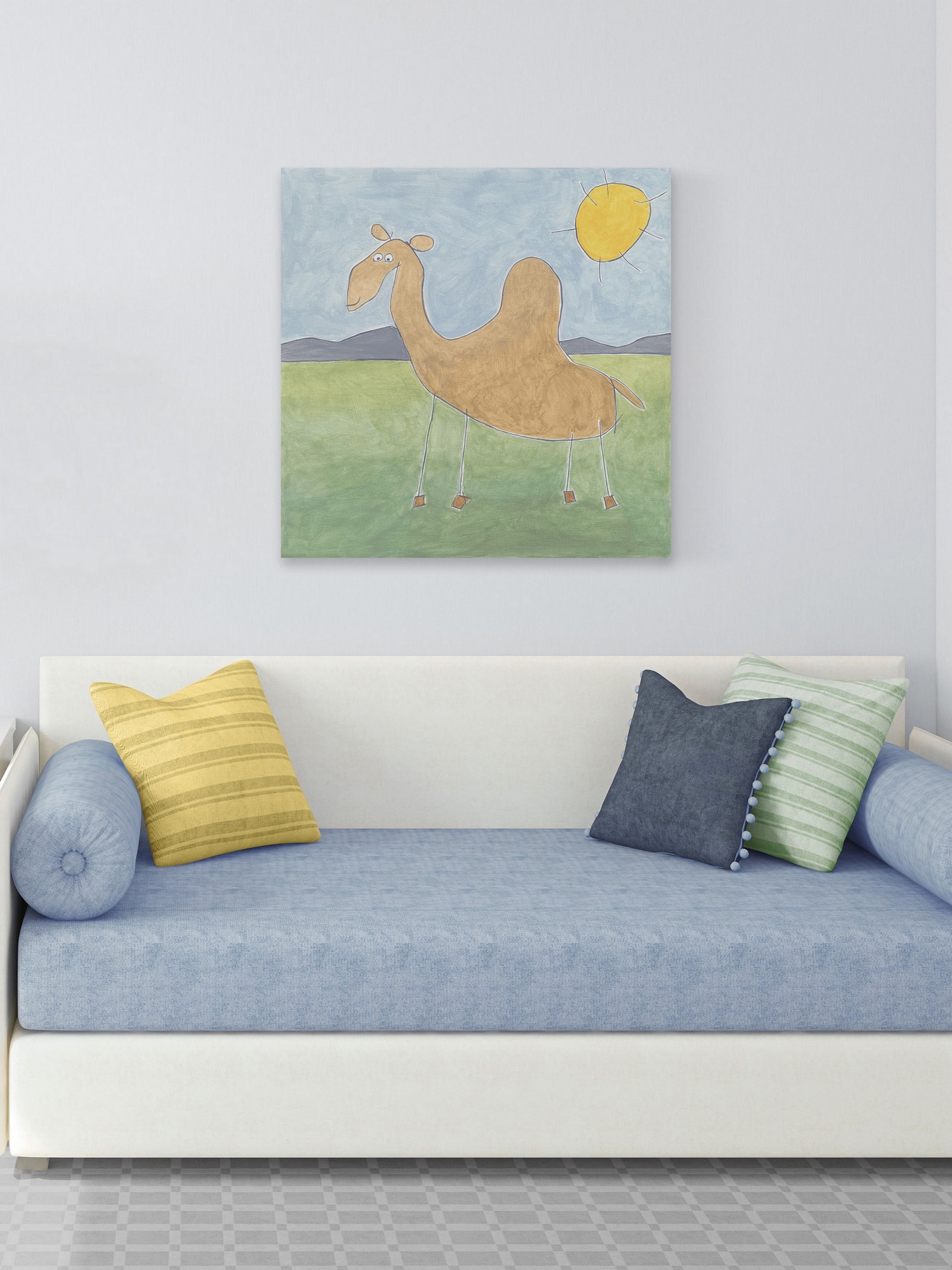 Marmont Hill Quinn���s Camel Canvas Wall Art
