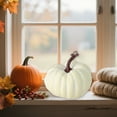 thumbnail image 7 of Fall Pumpkin Decor - 5.5" Resin Thanksgiving & Halloween Ornament - All-Weather Tabletop Centerpiece for Porch/Mantel/Farmhouse Displays, 7 of 7