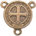 thumbnail image 2 of St. Benedict medal Center piece - Bronze (1.2 cm-0.5"), 2 of 2