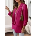 thumbnail image 7 of PRETTYGARDEN Womens Casual Blazer Spring Fall Fashion Long Sleeve Open Front Work Office Suit Jackets, 7 of 7