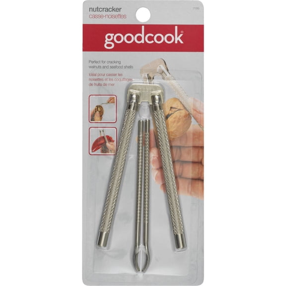 Bradshaw Nutcracker With Picks Set - Heavy-Duty Chrome Handle - Silver, Small