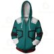 thumbnail image 3 of Sudadera con capucha y cremallera para cosplay de Boku No Hero Academia, ropa de calle de anime, abrigo de primavera y otoño de Bakugou Todoroki Shoto, 3 of 5