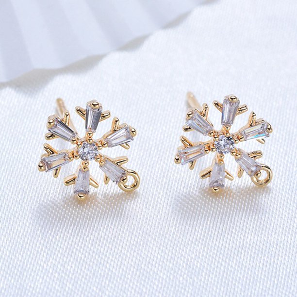 Pendientes de tuerca de ciervo de cristal de alce de Navidad para mujer, adornos de Navidad, regalo de joyería de moda, lindo, 1 par