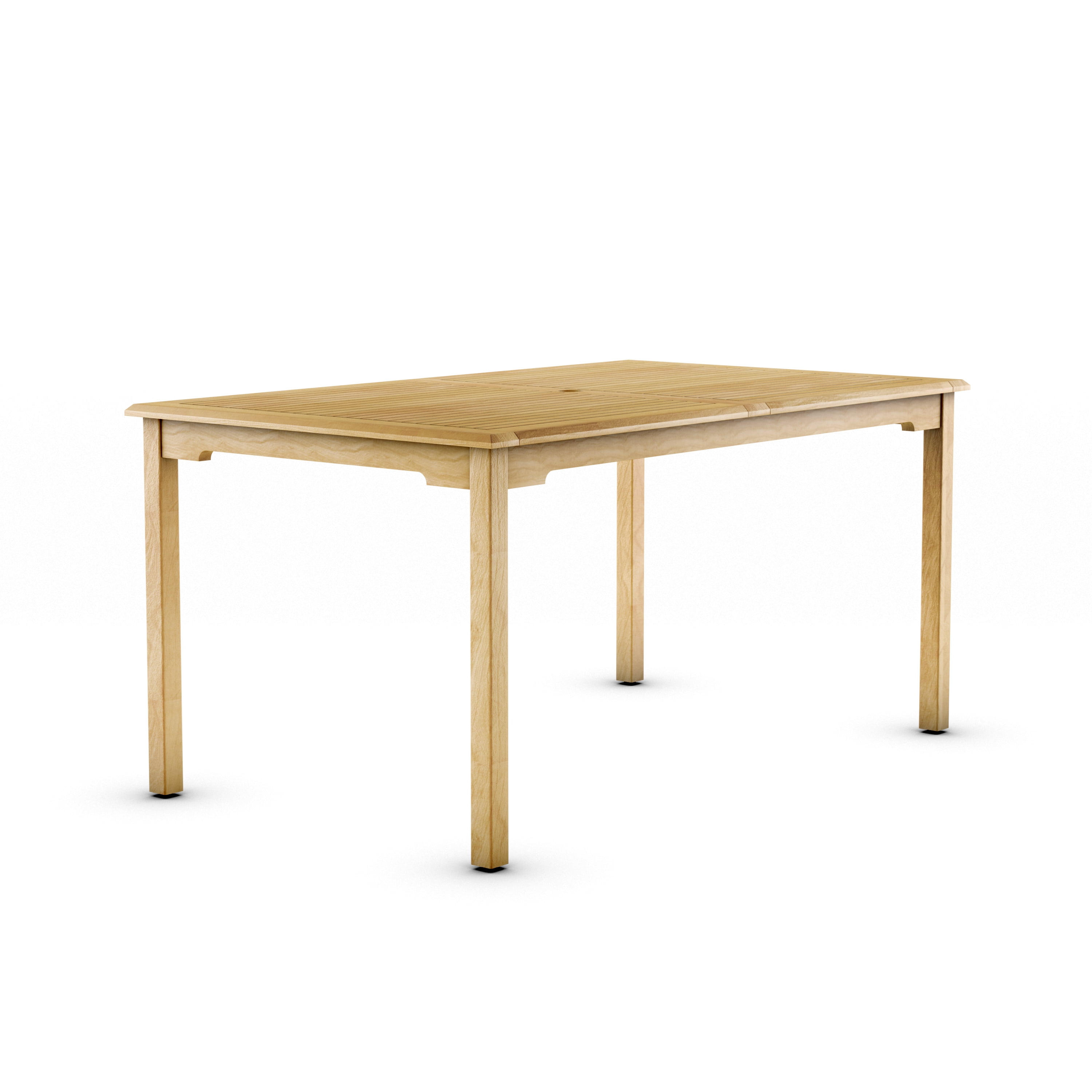 Amazonia Norwich 5 Pieces Certified Teak Rectangular Outdoor Dining Set, Ideal for Patio