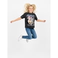 thumbnail image 6 of K Pop Demon Hunters Girl’s Boxy Mineral Washed Halloween Crewneck Tee with Short Sleeves, Sizes 4-16, 6 of 8