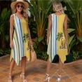 thumbnail image 2 of Psesaysky Couples Hawaiian Matching Outfits His and Her Hawaii Beer Palm Tree Matching Vacation Outfit Button Up Shirts for Men Aloha T-Shirt,Summer Sleeveless Tunic Dress with Pockets, 2 of 7