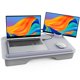 thumbnail image 1 of Mesa portátil para laptop SAIJI para cama, compatible con laptops de hasta 17'' con soporte para celular, 1 of 7
