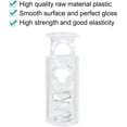 thumbnail image 4 of 10pcs Spring Cord Locks Plastic End Stopper Dual Holes Toggle Fastener Rope End for Drawstrings, Shoelaces, Tent, Tie-Downs, Clear, 4 of 5