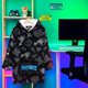 thumbnail image 5 of Sudadera con capucha Fortnite para niños y adolescentes mayores de 14 años, forro polar portátil, 5 of 6