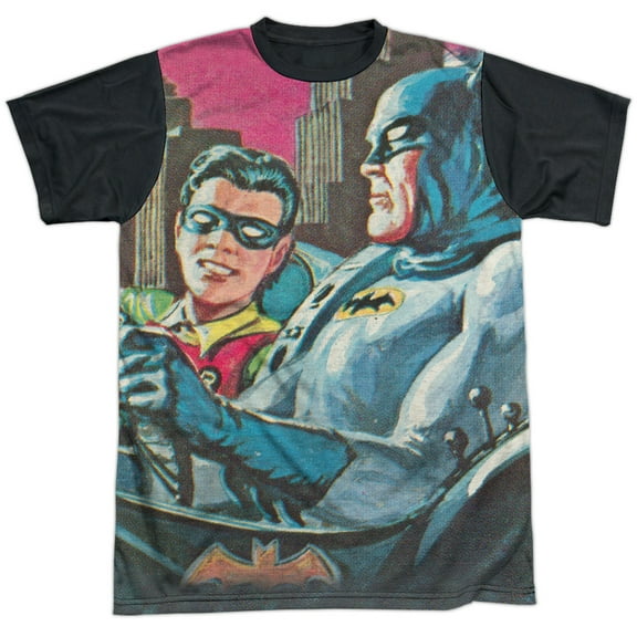 Batman Classic Tv Bat Signal Unisex Adult Halloween Costume Sublimated T Shirt