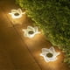 thumbnail image 5 of 4PCS Solar Acrylic Garden Buried Light Outdoor Garden Light Waterproof Luminous Wall Decoration Wall Washing Light,D, 5 of 5