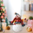 thumbnail image 1 of Figuras de Resina de Papá Noel y Muñeco de Nieve para Mesa | Decoración Festiva para Centros de Mesa y Repisas | Adornos Navideños Compactos Rojos para El Hogar y La Temporada, 1 of 6
