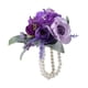 thumbnail image 4 of Pulsera de flores artificiales con ramillete, hecha a mano, para decoración de bodas, para fiestas, ceremonias, fotos de novias, 4 of 8