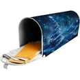 thumbnail image 5 of Magic Tree Blue Christmas Xmas Winter New Year Mailbox Covers Magnetic Christmas Post Box Cover Wraps Standard Size 21x18 Inches for Garden Yard Décor, 5 of 6