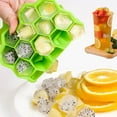 thumbnail image 7 of Upgraded Ice Cube Tray, 2 Pack Silicone Flexible Ice Cube Tray, Easy Releases Reusable Ice Cube, 74 Ice Cubes, Great for Chilling Drinks, Cocktail Bars or Iced Coffee Cups（Green）, 7 of 7