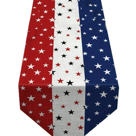 Matoen12 Gift Ideas Independence Day Color Table Flags Holiday Tablecloths for Kitchen Dining Room Picnics and Decorating