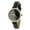 Black, variant on Women's Geneva Japanese Movement Stainless Steel Back Black Faux Leather Slim Band Watch