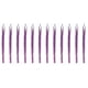 thumbnail image 3 of Mechones de pelo de colores brillantes con rastas y purpurina, extensiones de pelo brillantes, oropel morado, 3 of 10