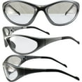 thumbnail image 4 of Global Vision Reflex Motorcycle Safety Sunglasses Grey Frame Clear Lens ANSI Z87.1, 4 of 4