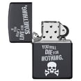 thumbnail image 2 of Zippo Black Matte Live for Something Windproof Pocket Lighter, 2 of 6