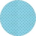 thumbnail image 1 of Ahgly Company Machine Washable Indoor Round Transitional Midday Blue Area Rugs, 3' Round, 1 of 7