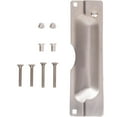 thumbnail image 2 of Latch Bolt Protector with Security Pin, 3" x 11", Satin Stainless Steel by Stone Harbor Hardware, 2 of 2