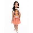 Disney Princess Moana Toddler Girl 2 Piece Ruffle Top & Tutu Skirt Set