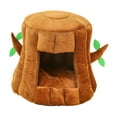 thumbnail image 5 of Cat Sleeping Bed Cushion Dog Bed for Rabbit Medium Large Cats Doggy Brown, 5 of 8