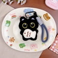 thumbnail image 3 of Black Cat Keychain Plush Bag Charm Cute Kawaii Gifts for Christmas Valentines Day Thanksgiving Accessories, 3 of 6