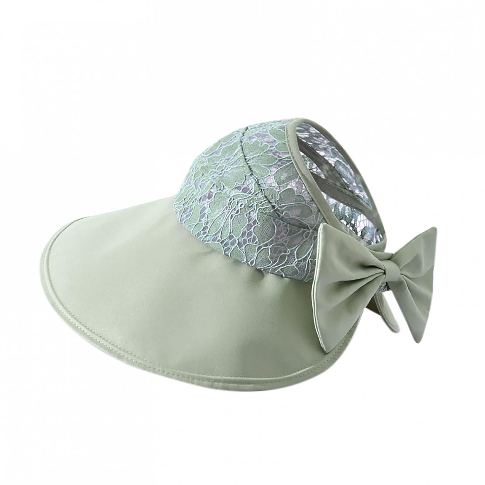 Extra Wide Brim Sun Visor Packable Open Top Bucket Hats Women UV