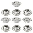 thumbnail image 1 of Uxcell Paquete de 10 Respiraderos Circulares de Soffit, 19mm/0.75 Pulgadas Respiraderos Redondos de Acero Inoxidable con Rejilla para Baño Hogar/ Oficina/Cocina/Armario/Ropero [Plateado], 1 of 7
