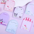 thumbnail image 4 of Kawaii Sanrios papelería Hello Kittys Cinnamoroll Kuromi My Melody dibujos animados estudiante lindo Tarjeta Nota papel Bloc de notas regalo para niños, 4 of 4