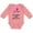 Mauve, variant on Inktastic My Great Aunt Loves Me with Two Flamingos Boys or Girls Long Sleeve Baby Bodysuit