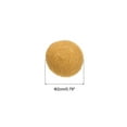 thumbnail image 2 of Wool Felt Balls Beads Woolen Fabric 2cm 20mm Khaki for Home Crafts 50Pcs, 2 of 5