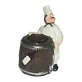 thumbnail image 2 of Estatua de chef, pequeña escultura, soporte para palillos de dientes, contenedor de almacenamiento, adorno de mesa Estilo B, 2 of 9