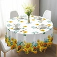 thumbnail image 6 of Sunflower Round Tablecloth 70inch,Tablecloth Waterproof and Wrinkle-Free, Boho Table Covers, Summer Decorations for Home, 6 of 7