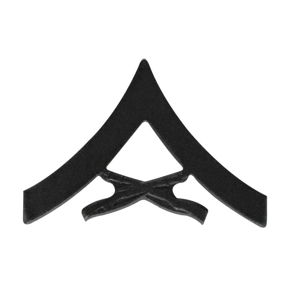 USMC Lance Corporal Rank Black Metal
