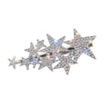 thumbnail image 1 of Women 7 Stars RhinestoneCrystal Hair Clips Clamp Barrette 2024 Slide Hair, 1 of 9