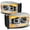 Chrome Housing Clear Lens, variant on Spec-D Tuning Black Projector Headlights w/ Amber LED Sequential DRL Compatible with 2006-2008 Dodge Ram 1500, 2006-2009 Dodge Ram 2500 3500, Left + Right Headlamp Assembly