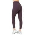 thumbnail image 3 of YITTY Active Women's Ultraluxe Crossover High-Waist Legging, Athleisure, 4-Way-Stretch, Deep Plum, 3X, 7/8 Length, 3 of 7