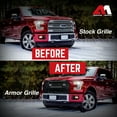 thumbnail image 6 of AMERICAN MODIFIED Armor Front Grille for 2015-2017 Ford F150, Glossy Black, 6 of 10