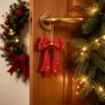 thumbnail image 5 of Christmas Decorations, Metal Bow Christmas Ornament, Vintage Christmas Decor, Christmas Bow, for Xmas Tree, Home, Party, Holiday Christmas Decorations, 5 of 6